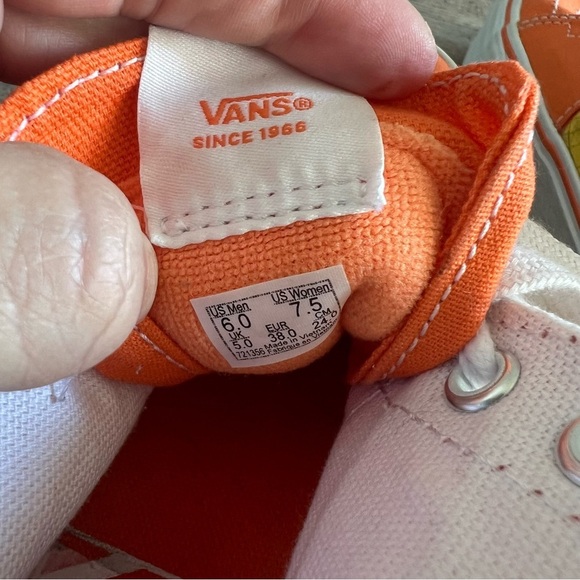 Vans Sk8 Hi Tapered Stackform Platform Women's Citrus Print High-Top Sneaker 7.5 - Picture 5 of 6